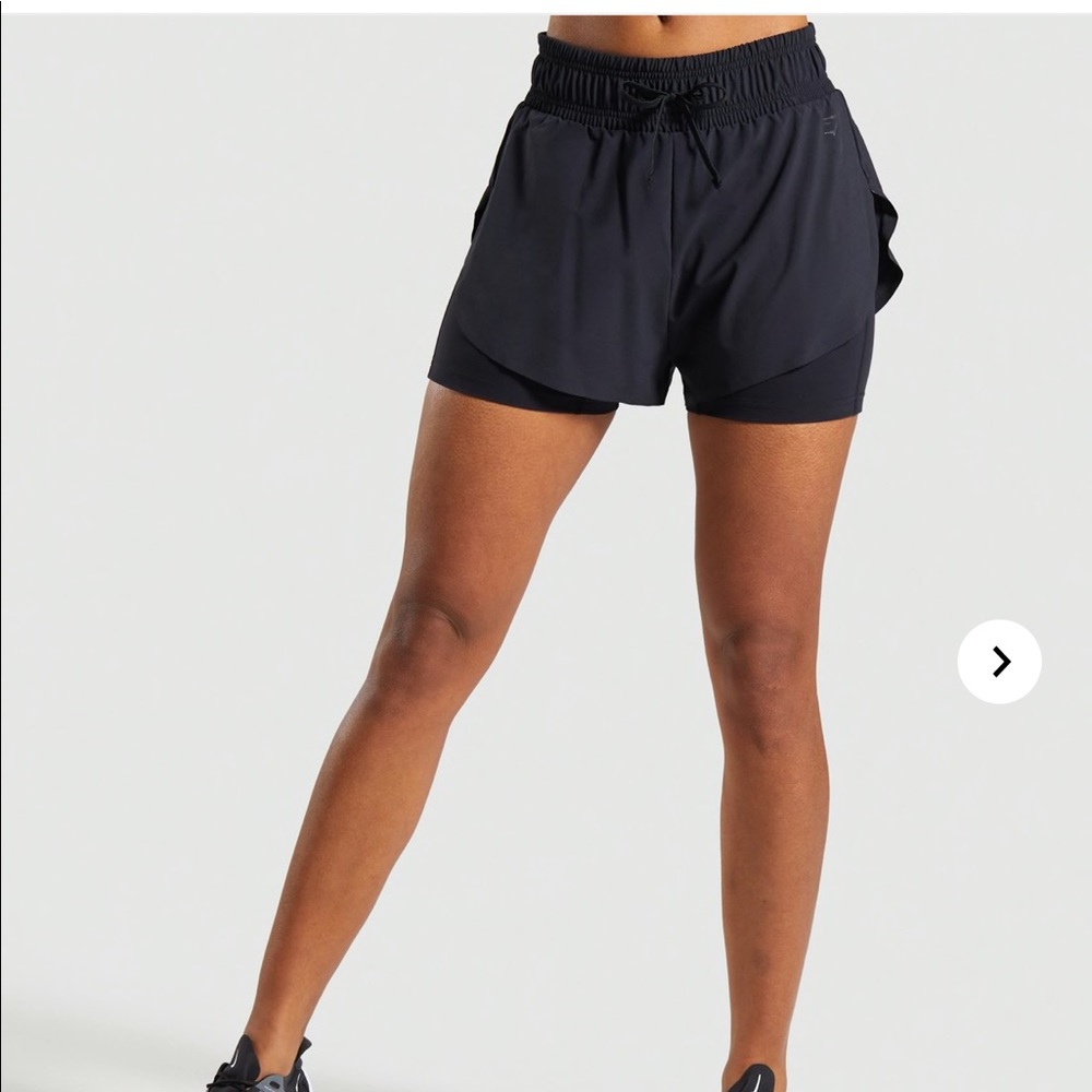 Black gymshark speed shorts